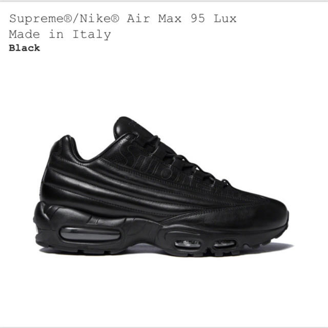 定価以下！supreme/NIKE  AIR MAX95  27.5cmスニーカー