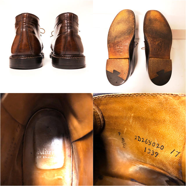 Alden(オールデン)の123.ALDEN オールデン コードバン チャッカブーツ 1339 9D メンズの靴/シューズ(ブーツ)の商品写真