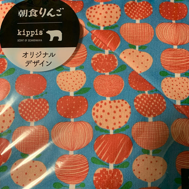 kippis×朝食りんごオリジナルキッチンクロス インテリア/住まい/日用品のキッチン/食器(収納/キッチン雑貨)の商品写真