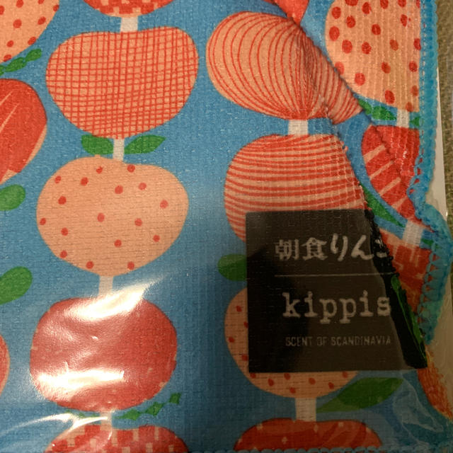 kippis×朝食りんごオリジナルキッチンクロス インテリア/住まい/日用品のキッチン/食器(収納/キッチン雑貨)の商品写真