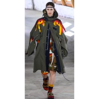 サカイ(sacai)の sacai pendleton コート(ロングコート)