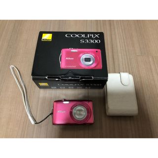 ニコン(Nikon)の最終値下げ　ニコン S3300 ピンク オマケつき(コンパクトデジタルカメラ)