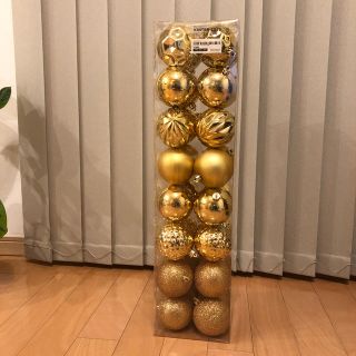 イケア(IKEA)のイケア　クリスマスオーナメント　ゴールド　金(その他)