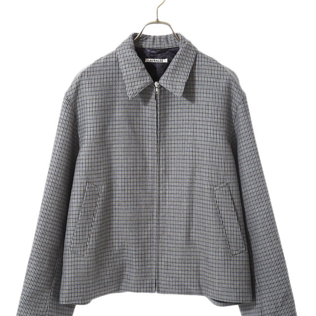 1LDK SELECT - Auralee 19aw チェックブルゾンの+inforsante.fr