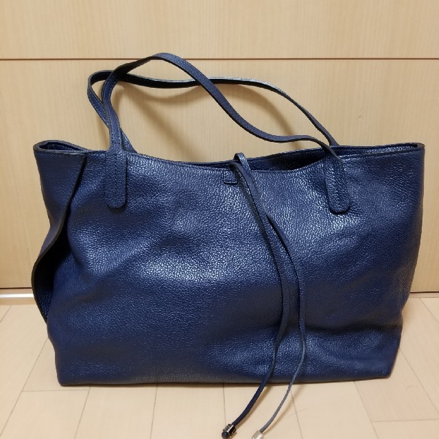 美品✨GIANNI CHIARINI  レザーリボントートバッグ