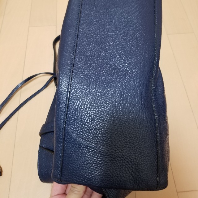 美品✨GIANNI CHIARINI  レザーリボントートバッグ