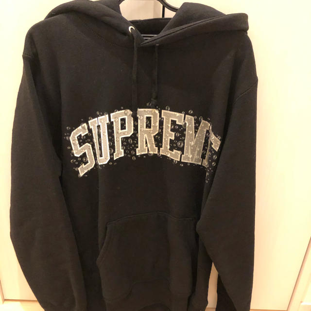 売り切り　美品　Supreme Water Arc Logo Hoodie 黒s