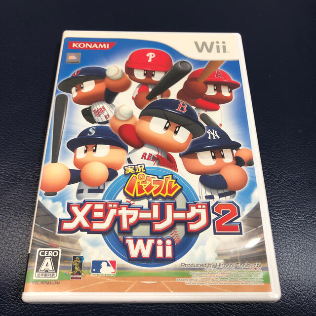 KONAMI(コナミ)の実況パワフル メジャーリーグ2 Wii エンタメ/ホビーのゲームソフト/ゲーム機本体(家庭用ゲームソフト)の商品写真