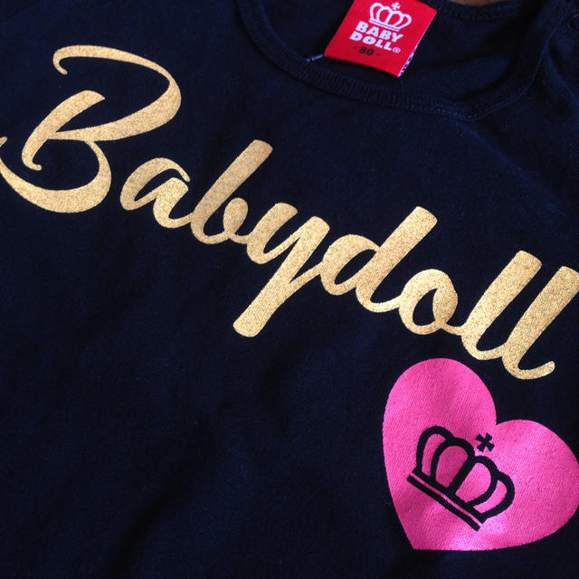 BABYDOLL(ベビードール)のチュニックTシャツ キッズ/ベビー/マタニティのベビー服(~85cm)(Ｔシャツ)の商品写真