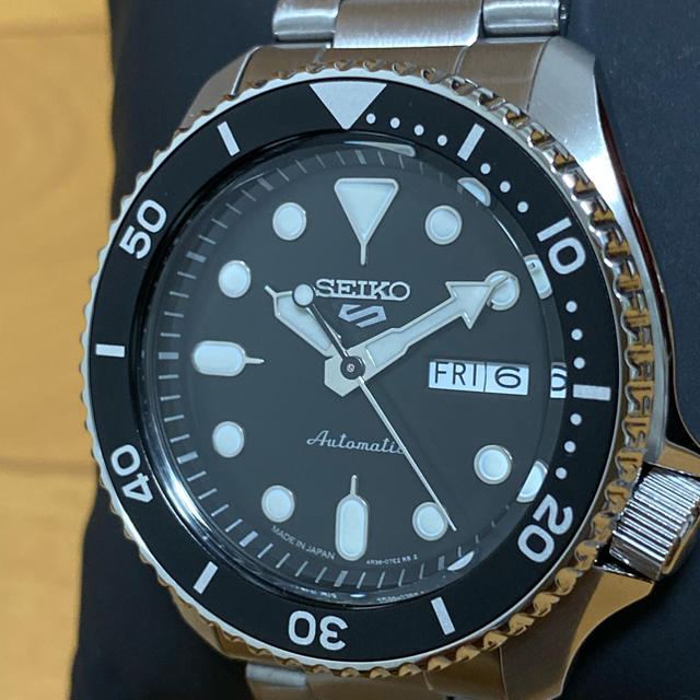 SEIKO(セイコー)のseiko5sports セイコー5スポーツ ブラック SBSA005 新品 メンズの時計(腕時計(アナログ))の商品写真