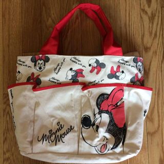 ディズニー(Disney)の美品 ディズニー ミニー トートバッグ (トートバッグ)