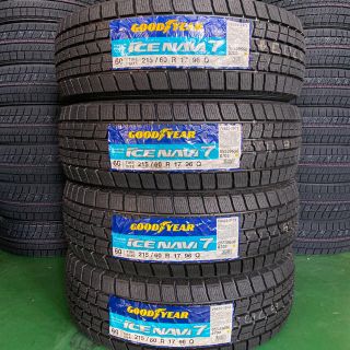 グッドイヤー(Goodyear)の【送料無料】 グッドイヤー215/60R17新品スタッドレス4本セット(タイヤ)