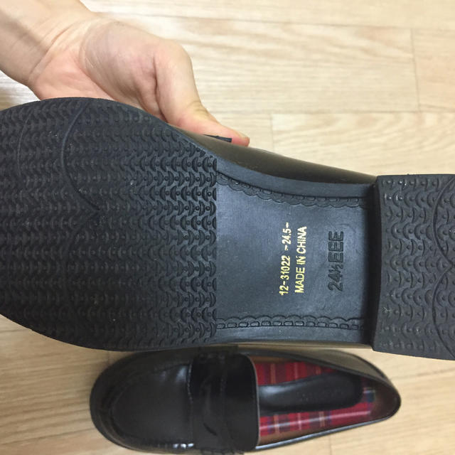 黒 ローファー レディースの靴/シューズ(ローファー/革靴)の商品写真