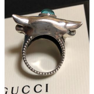 Gucci - GUCCI グッチ ブル ヘッド リング 大 19号 指輪 正規品 中古
