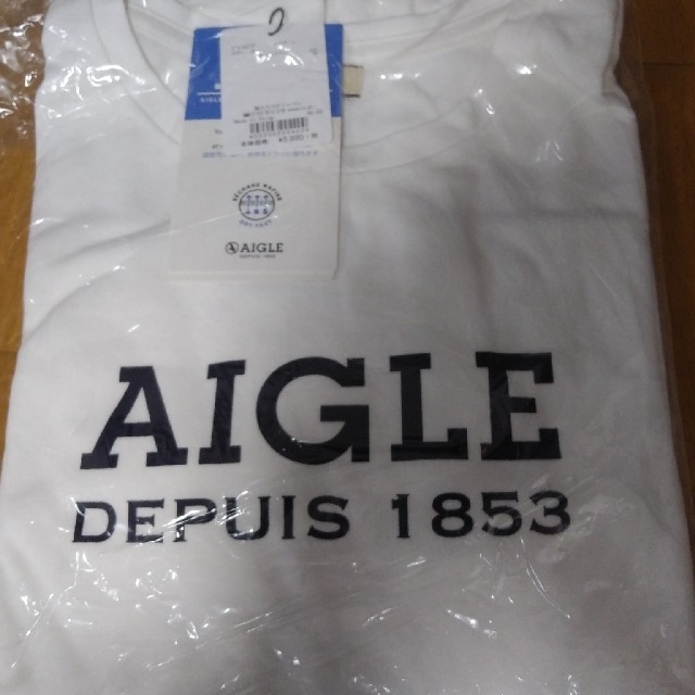 AIGLE(エーグル)のAIGLEレディース長袖ロゴ入りシャツ レディースのトップス(Tシャツ(長袖/七分))の商品写真