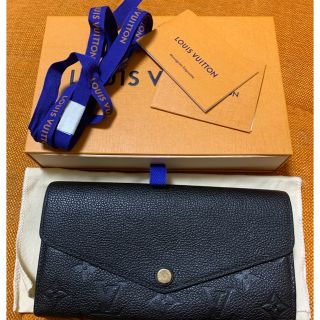 ルイヴィトン(LOUIS VUITTON)の美品 Louis Vuitton ルイヴィトン 長財布 ポルトフォイユサラ(財布)