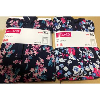 ユニクロ(UNIQLO)の新品未使用　UNIQLO ユニクロ　リラコ　women 3XL 2枚セット(ルームウェア)