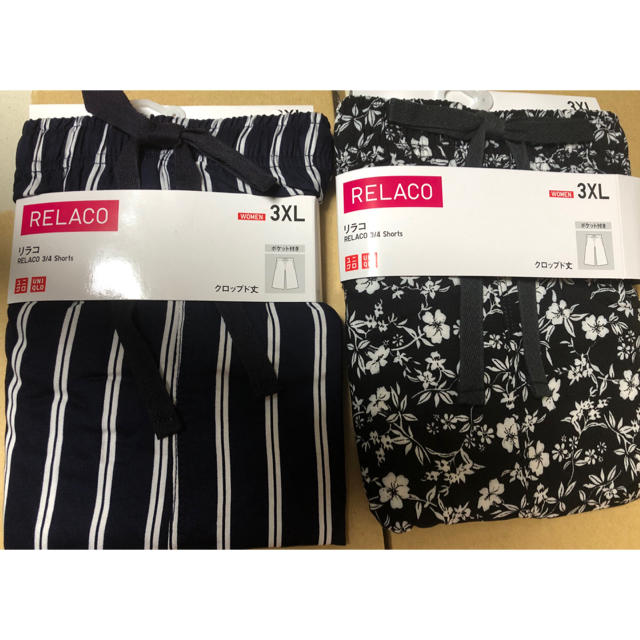 UNIQLO(ユニクロ)の新品未使用　UNIQLO ユニクロ　リラコ　women 3XL 2枚セット レディースのパンツ(その他)の商品写真