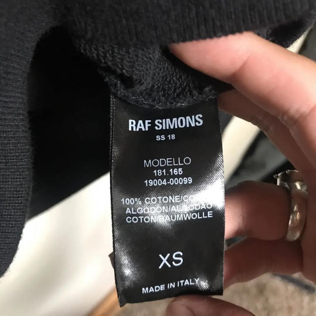 RAF SIMONS(ラフシモンズ)のラフシモンズ　18ss スウェット メンズのトップス(スウェット)の商品写真