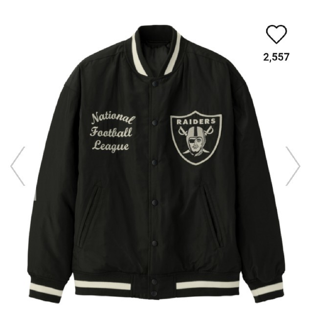 新品未使用GU×NFLレイダーススタジアムジャンパーブラック×ホワイトスタジャン | フリマアプリ ラクマ 新品未使用GU×NFLレイダーススタジアムジャンパーブラック×ホワイトスタジャン | フリマアプリ ラクマ