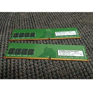SanMax8gb(4gb×2) DDR4-2400 デスクトップ用メモリ(PCパーツ)