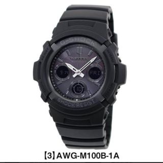 ジーショック(G-SHOCK)の新品未使用　カシオ G-SHOCK 時計 メンズ AWG-M100B-1A(腕時計(デジタル))