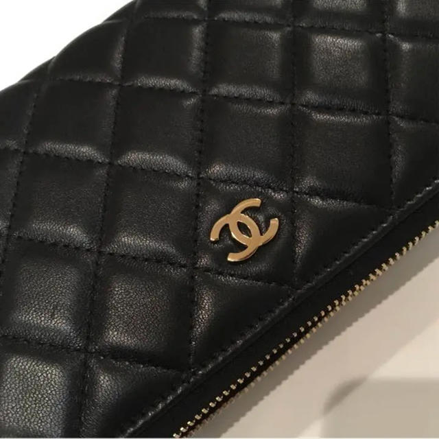 CHANEL(シャネル)のシャネル❤️新品未使用❤️ラムスキン❤️マトラッセ❤️長財布 財布 レディースのファッション小物(財布)の商品写真