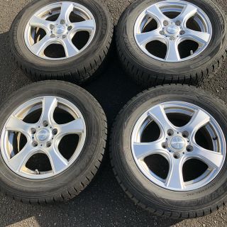 ダンロップ(DUNLOP)のviolentoダンロップウインターマックス195/65R15ホイールセット(タイヤ・ホイールセット)