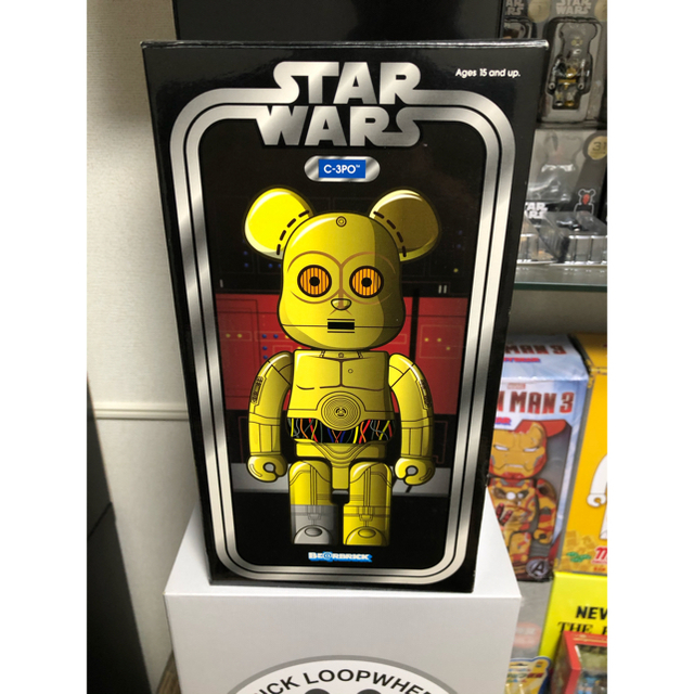 MEDICOM TOY(メディコムトイ)のBE@RBRICK STARWARS C-3PO 400％ エンタメ/ホビーのおもちゃ/ぬいぐるみ(キャラクターグッズ)の商品写真