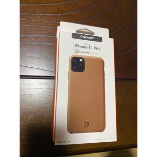 シュピゲン(Spigen)の🌸【iPhone 11 pro】spigen レザーケース🌸(iPhoneケース)