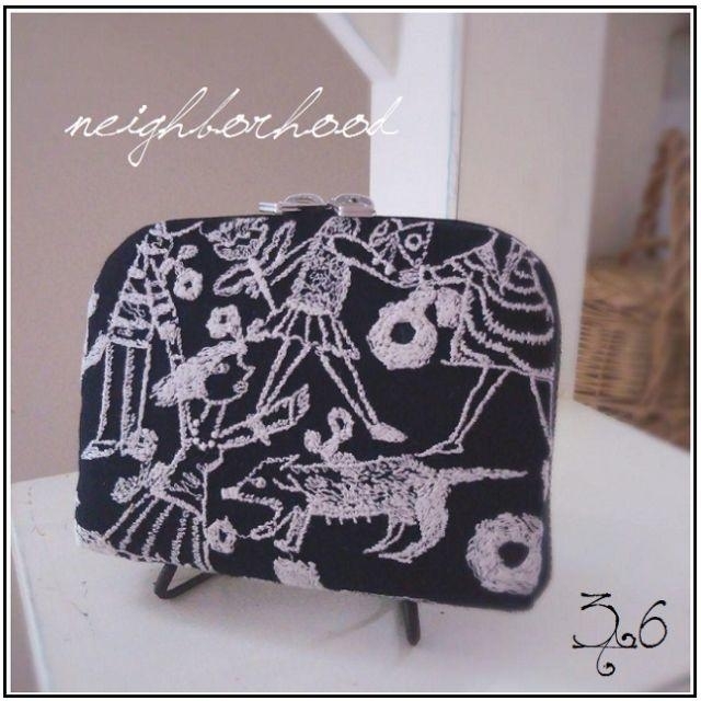 【専用❸❻】⚮̈ ミナペルホネン∞neighborhood◆布製ハーフウォレット