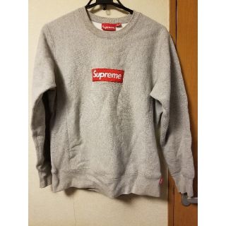 シュプリーム(Supreme)のシュプリーム　BOXロゴ　スウェット　グレー(スウェット)