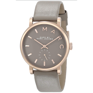 マークバイマークジェイコブス(MARC BY MARC JACOBS)のマークバイマークジェイコブス  腕時計 MBM1266 ベイカー グレーレザー(腕時計)