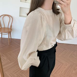 ディーホリック(dholic)のときちゃんさま専用　　NUGU a lovely basil blouse(シャツ/ブラウス(長袖/七分))