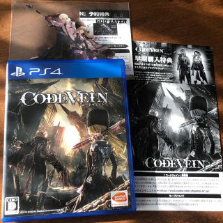 プレイステーション4(PlayStation4)のCODE VEIN（コードヴェイン） PS4 特典2つ！(家庭用ゲームソフト)