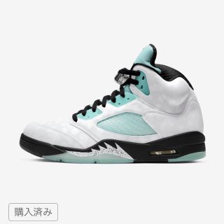 ナイキ(NIKE)のaj5 アイランドグリーン 28cm(スニーカー)