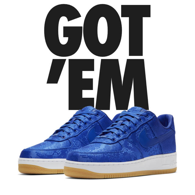 Nike Air Force 1 Low Clot Blue Silk