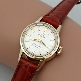 オメガ(OMEGA)のOH済 1961年製 オメガ シーマスター レディース Turler Wネーム(腕時計)