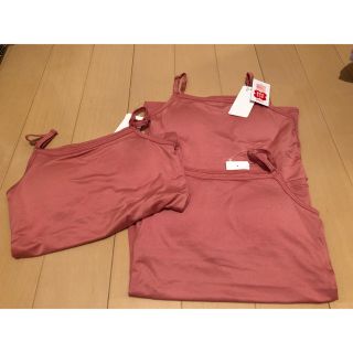 ユニクロ(UNIQLO)のヒートテック　ユニクロ　ブラトップ　ガールズ　160cm 3枚(下着)