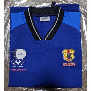 キリン(キリン)のサッカー日本代表　ウォームアップジャケット　長袖　Ｌ  非売品　オリンピック(ウェア)