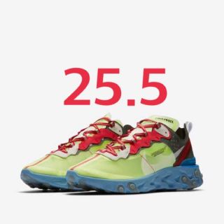 アンダーカバー(UNDERCOVER)の25.5cm NIKE REACT ELEMENT 87 UNDERCOVER(スニーカー)