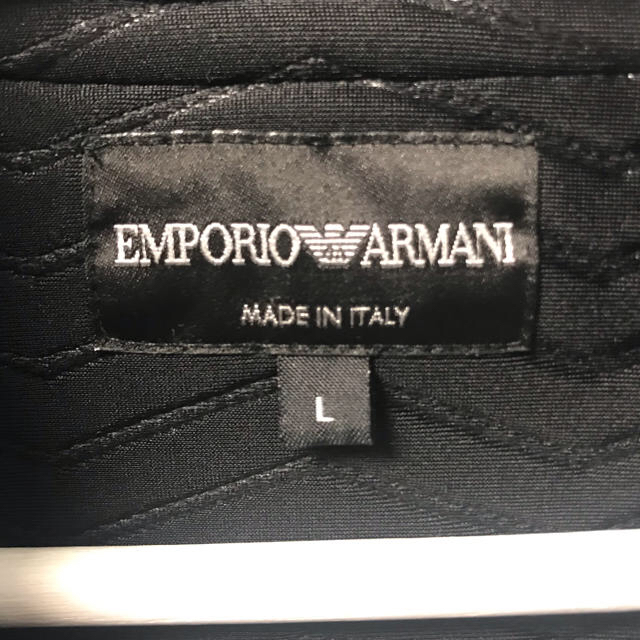 Emporio Armani(エンポリオアルマーニ)のエンポリオアルマーニ　ブルゾン　L メンズ  黒 メンズのジャケット/アウター(ブルゾン)の商品写真