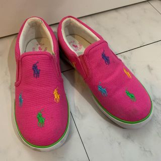 ポロラルフローレン(POLO RALPH LAUREN)のふくちゃん様専用ローレン♡ピンク21センチ(スリッポン)