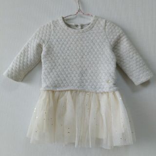 プチバトー(PETIT BATEAU)のプチバトーのワンピース(難あり)　12m(ワンピース)