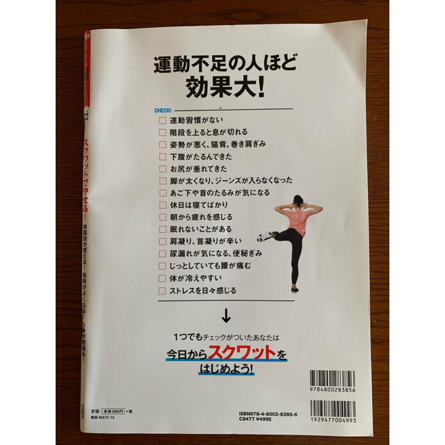 宝島社(タカラジマシャ)のスクワットでやせる！ エンタメ/ホビーの本(ファッション/美容)の商品写真