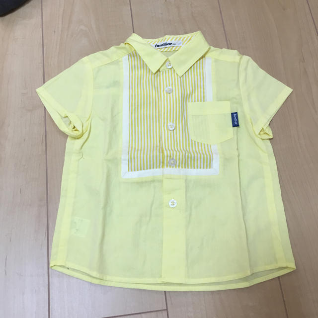 familiar(ファミリア)のファミリア 半袖シャツ♡ キッズ/ベビー/マタニティのキッズ服男の子用(90cm~)(ブラウス)の商品写真