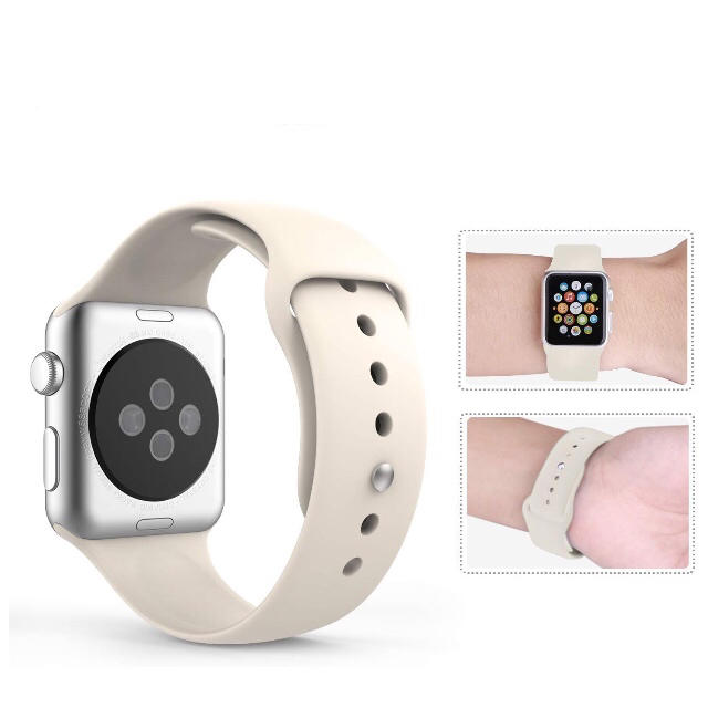 ☆アップルウォッチ ベルト シリコンベルト AppleWatch用バンド メンズの時計(腕時計(デジタル))の商品写真