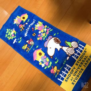 スヌーピー(SNOOPY)のスヌーピー　タオル(タオル/バス用品)