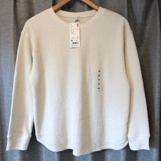 ユニクロ(UNIQLO)のワッフルクルーネックT 長袖(Tシャツ(長袖/七分))