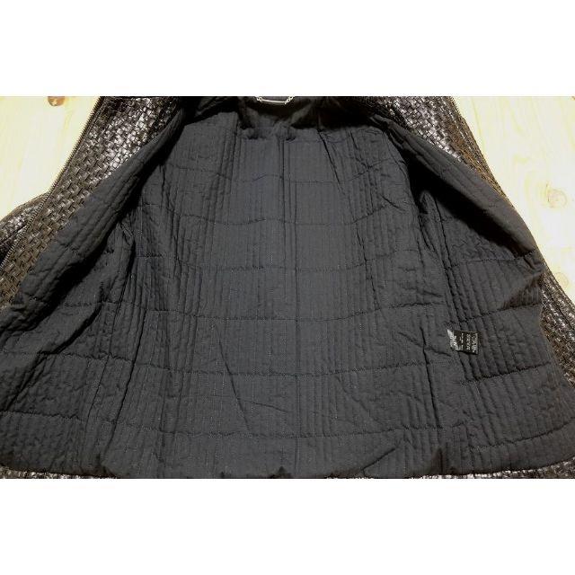 AKM(エイケイエム)の定価約60万円 AKM 編み込み レザージャケット イントレチャート メンズのジャケット/アウター(レザージャケット)の商品写真